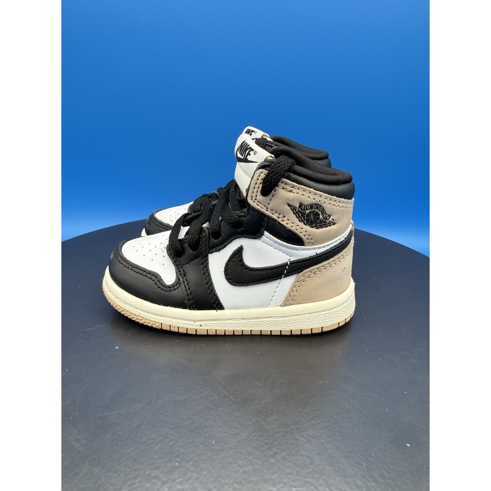 Air Jordan AJ1 Retro High OG TD Toddler Size‎ 5C Latte Sneakers Shoes FD2598-021
